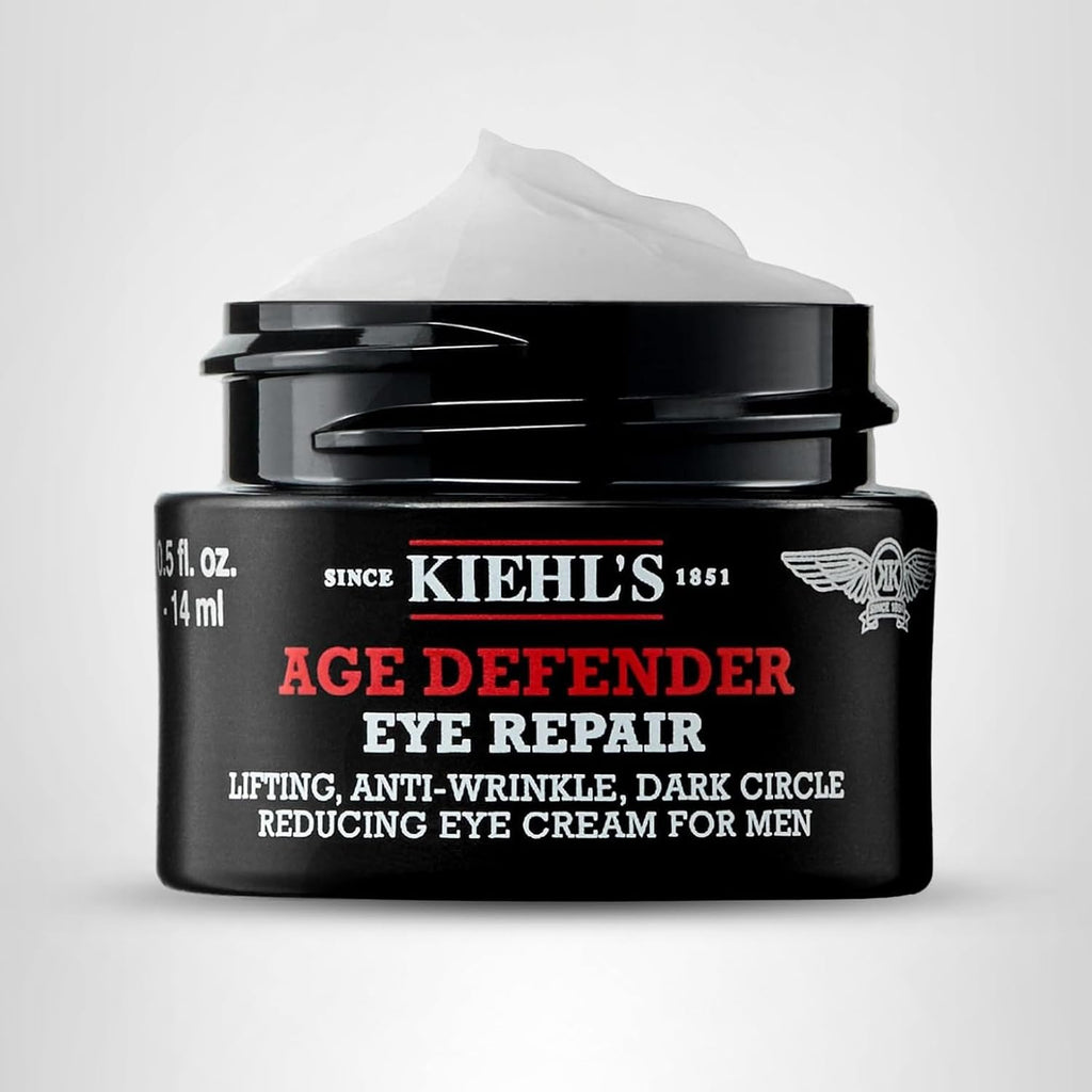 Kiehl'S Age Defender Eye Repair, Men'S Anti-Aging Eye Cream, Reduces Dark Circles, Wrinkles And Puffiness While Firming Skin, Minimizes Crow'S Feet And Under-Eye Wrinkles, Fragrance And Paraben Free