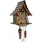 Cuckoo Clock | Black Forest Style Wall Decor | Gift Box | Retro Cuckoo Clock, 12 Melodies, Volume Control, Night Mode, Wooden Home Decor, Gift Package, 8.75 X 23 Inch