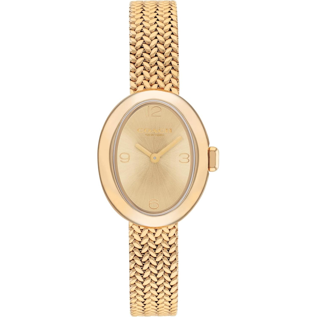 COACH Women's Sammy 2H Quartz Bracelet Watch, 22.5mm Petite Oval Case, Premium Fashion, Everyday Wear - Gift for Her