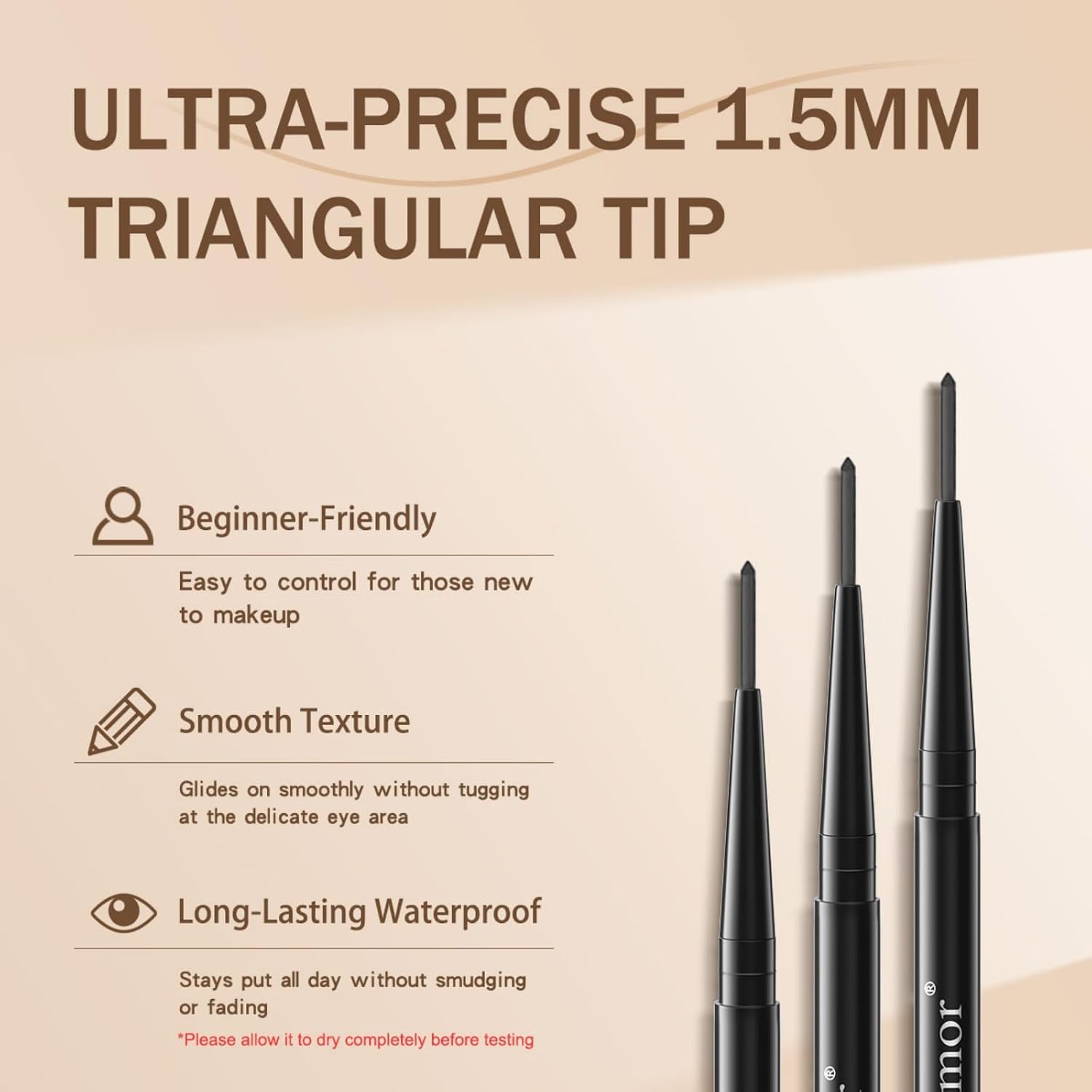 New 12 Pcs Black Eyeliner Pencil Gel Eyeliner Pencil With Waterproof And Retractable Eye Liner For Bold And Defined Eye Liner（Black）