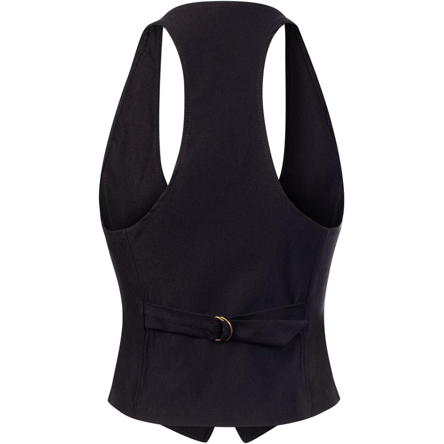 Women'S Slim Fit Racerback Tuxedo Waistcoat Suit Vest