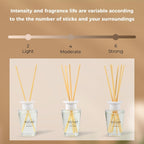 Lavender Vanilla Reed Diffuser Set,100Ml(3.38Oz) Essential Oil Diffuser With 6 Sticks,Home Fragrance For Bedroom,Living Room,Bathroom,Perfect Home Decor Gift
