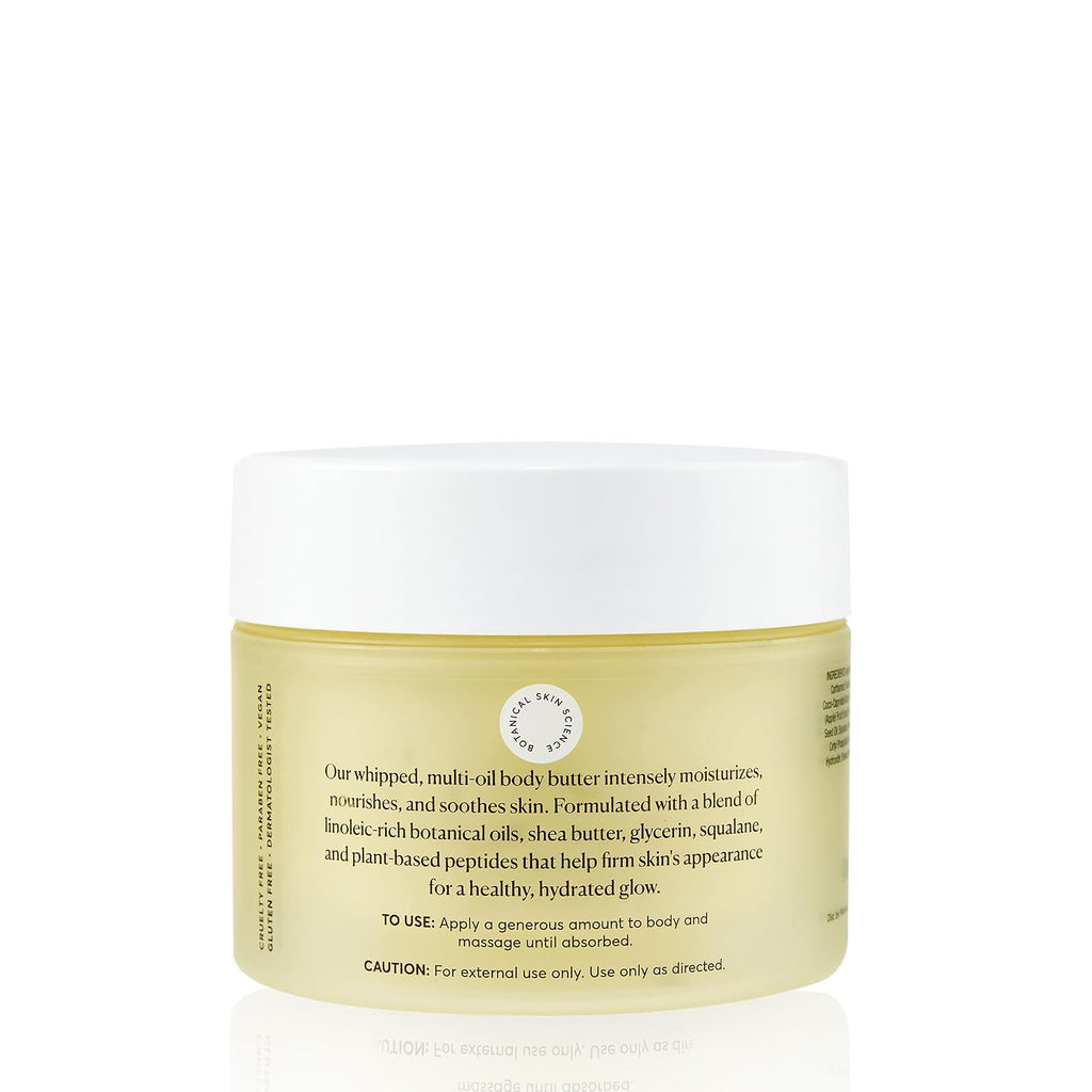 Naturium The Glow Getter Whipped Multi-Oil Body Butter, Firming Cream & Body Moisturizer With Shea Butter, 7.7 Fl Oz