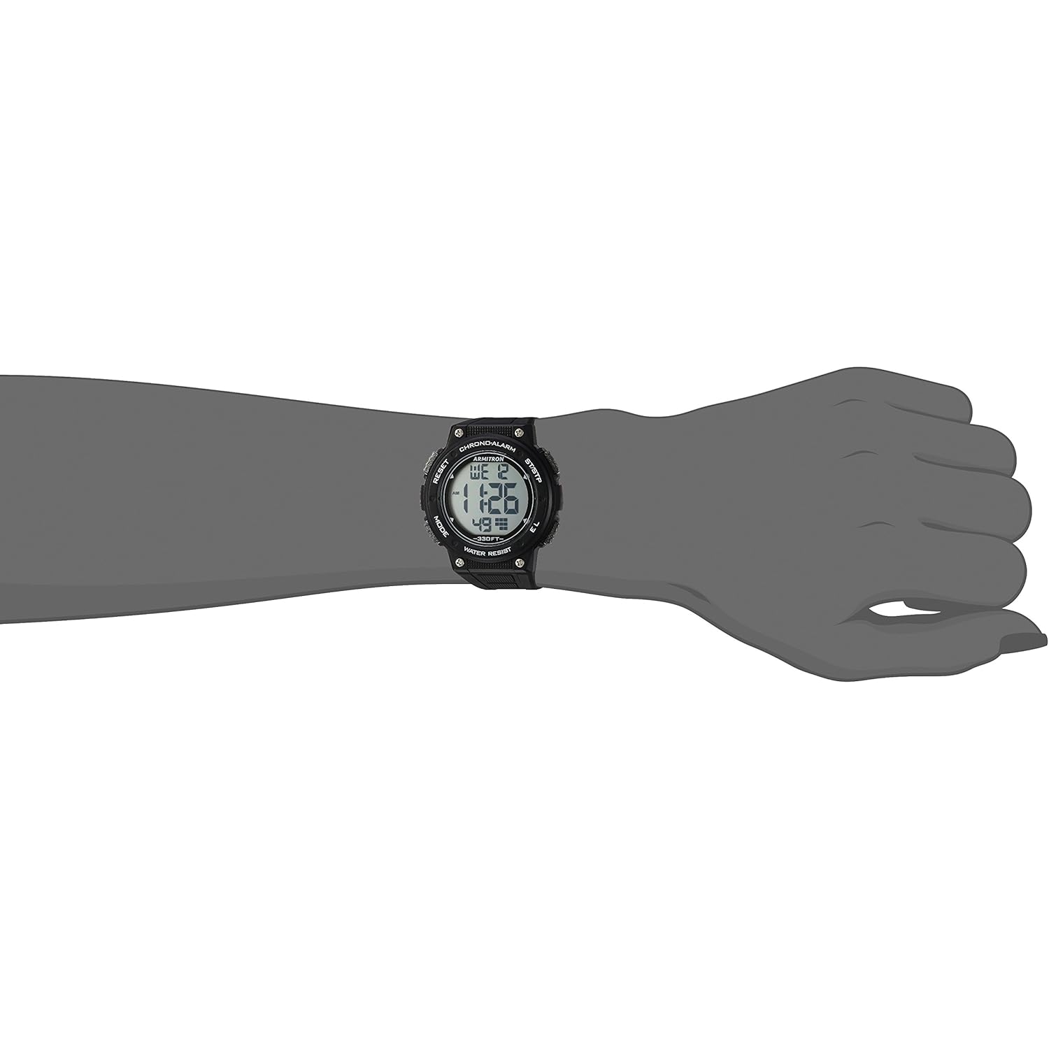 Armitron Sport Women's Digital Chronograph Resin Strap Watch