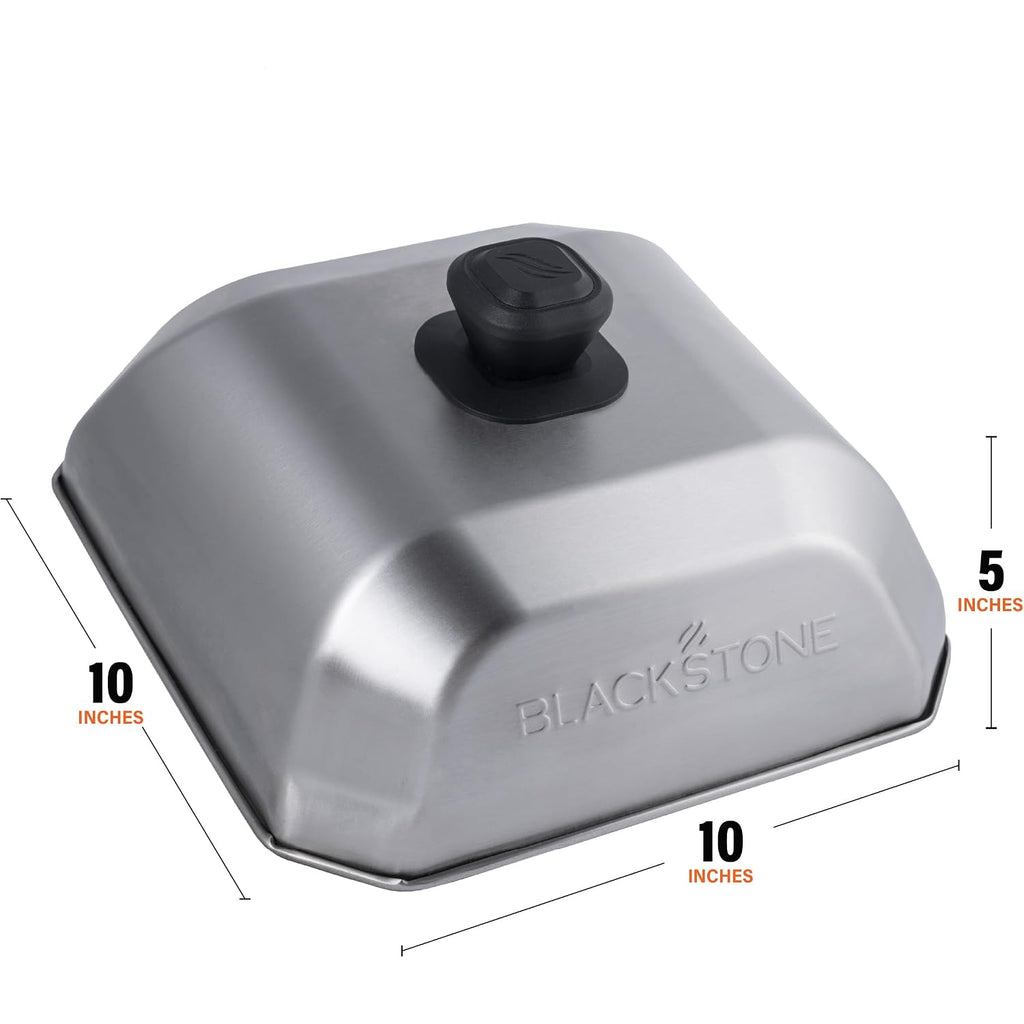 Blackstone 5555 Basting Cover, Medium, Square | Heat-Resistant Handle, Dishwasher Safe