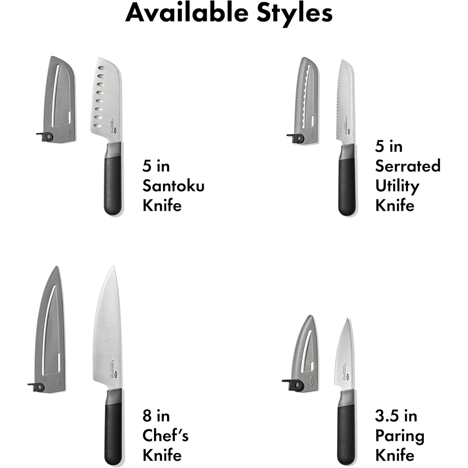Oxo Good Grips 3.5 In Paring Knife With Locking Sheath