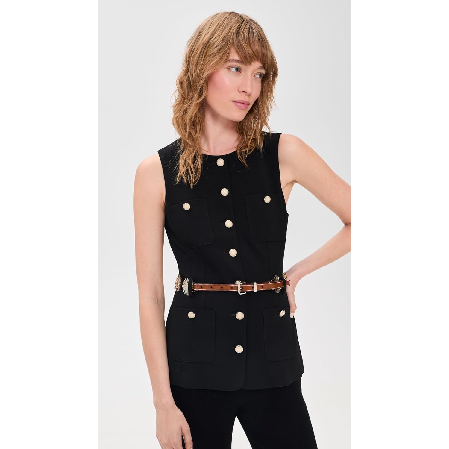 Cinq Ã  Sept Women's Sunflare Belt Kole Vest