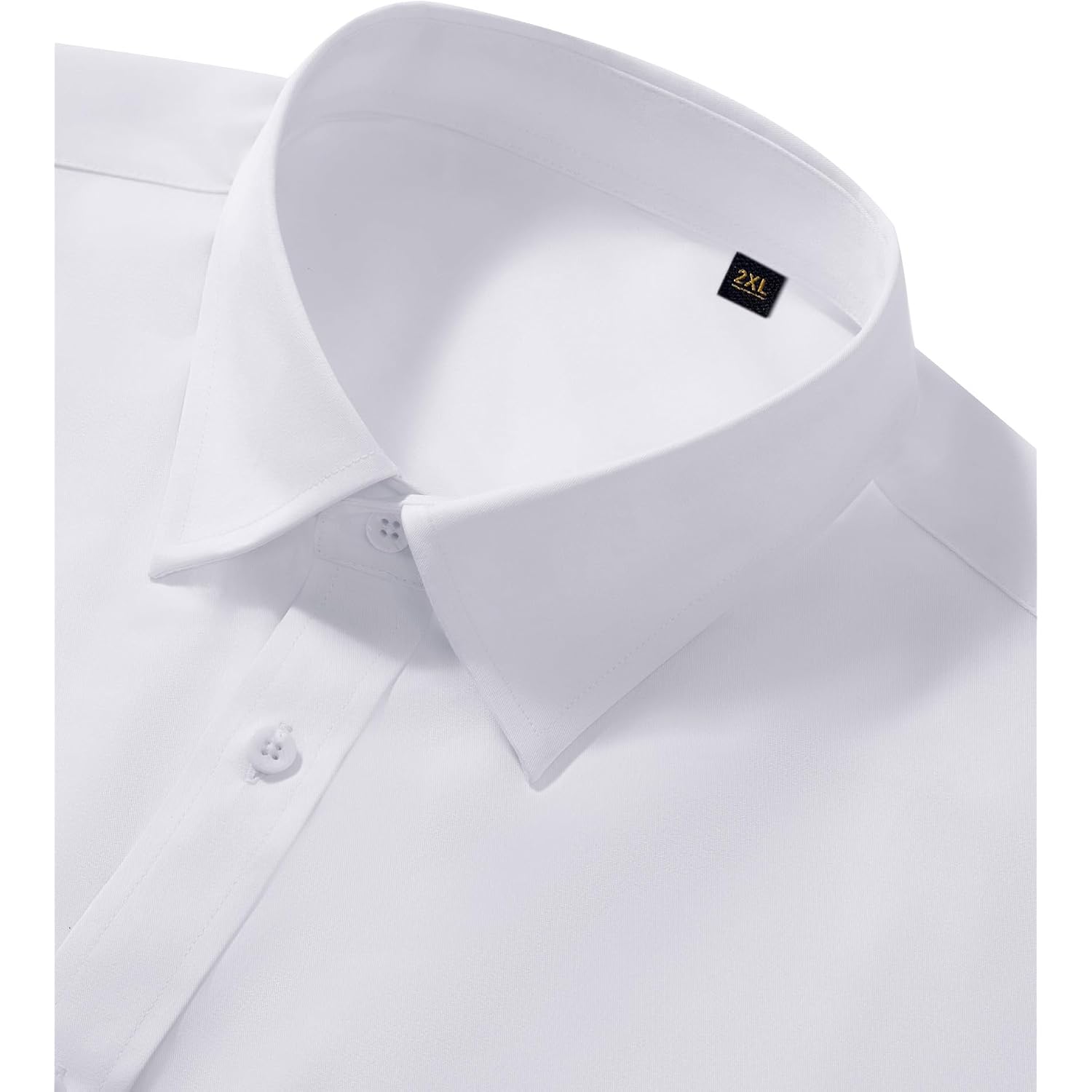 Men’S Wrinkle Free Dress Shirts Regular Fit Long Sleeve Non Iron Business Casual Wedding Stretch Button Down Shirt