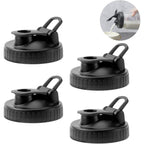 FyndraX Pour Spout Lids for Ball Wide Mouth Mason Jars, Airtight Canning Jar Flip Cap Top Lid for Drinking, Salad, Dressing Pouring, Leak-Proof, Pack of 4