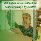 Rescue! Non-Toxic Trapstik For Flies – Indoor Hanging Fly Trap - 4 Pack