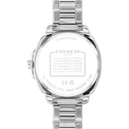 Coach Kitt Women'S 3H Quartz Watch – 34 Mm Stainless Steel Case – Link Bracelet – Stylish Fashion Accessory, Gift For Her