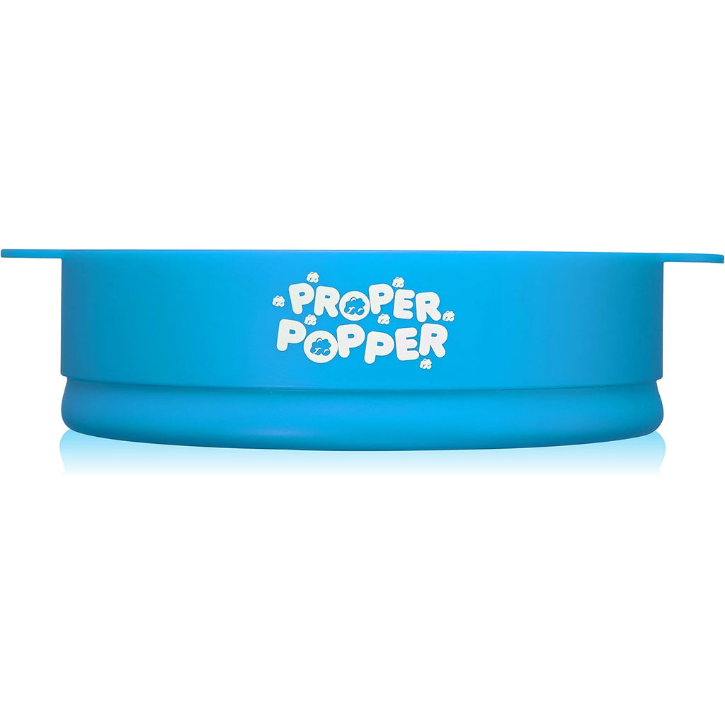 The Original Proper Popper Microwave Popcorn Popper, Silicone Popcorn Maker, Collapsible Bowl Bpa Free & Dishwasher Safe - (Turquoise)