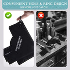 Enhancement Card for Barbers with Measurement Indicators, Reusable Hairline Shaping Tool, Beard Line Up Template, Color Spray Edge Line Up Tool, Easy to Clean Hairline Maker Guide for Barbers