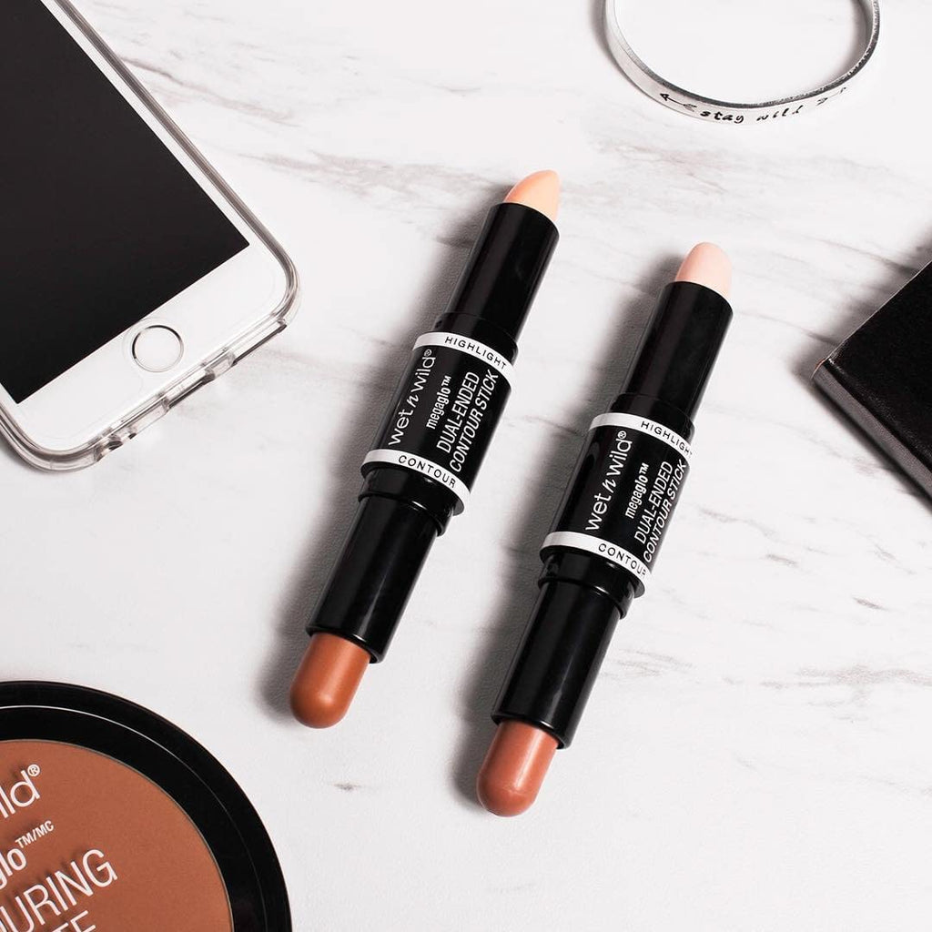Wet N Wild Megaglo Dual-Ended Contour Stick, Light Medium, Cruelty-Free