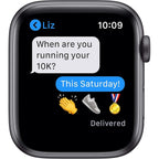 Apple Watch Series 6 (Gps, 44Mm) - Space Gray Aluminum Case With Black Sport Band (Renewed)