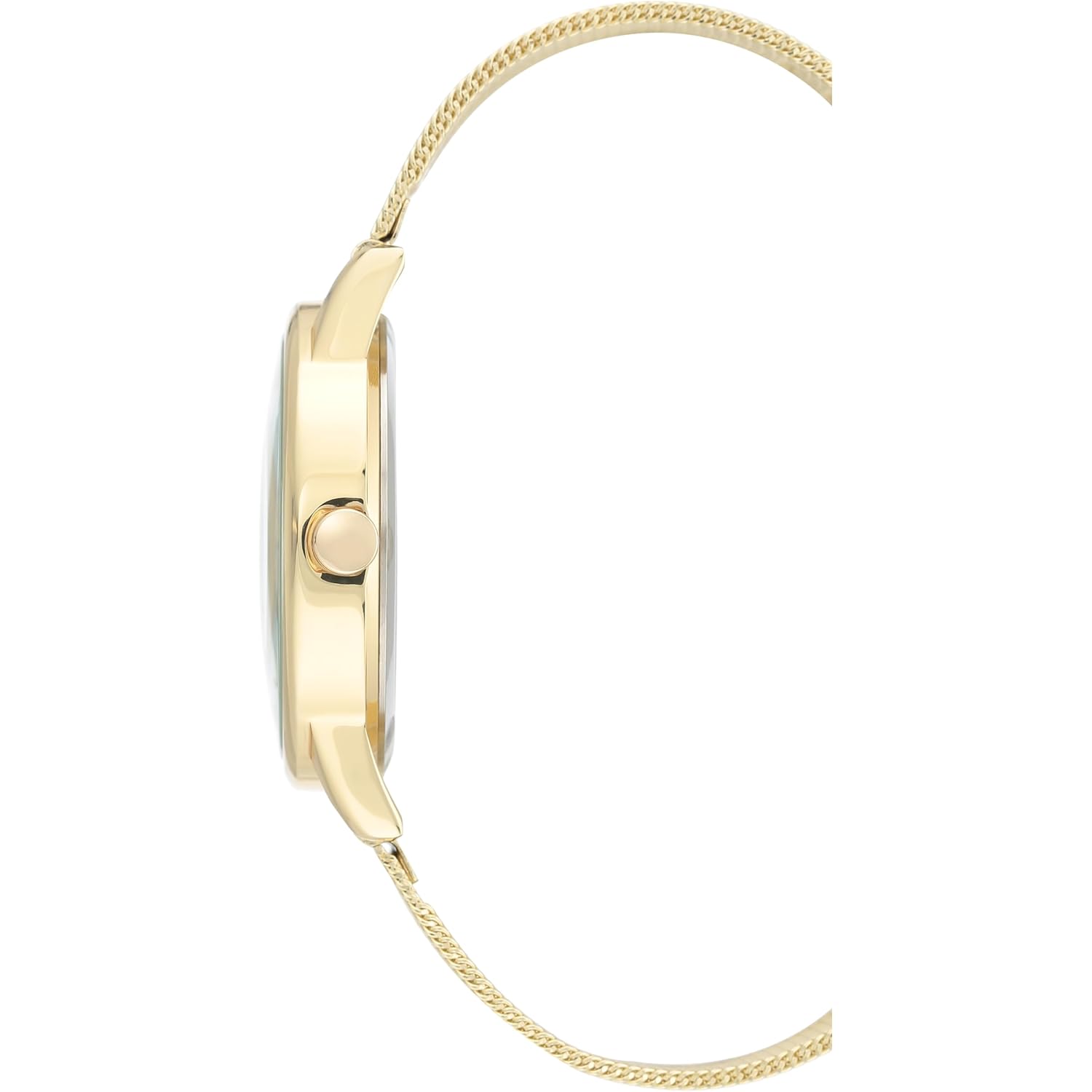 Nine West Women'S Floral Dial Mesh Bracelet Watch
