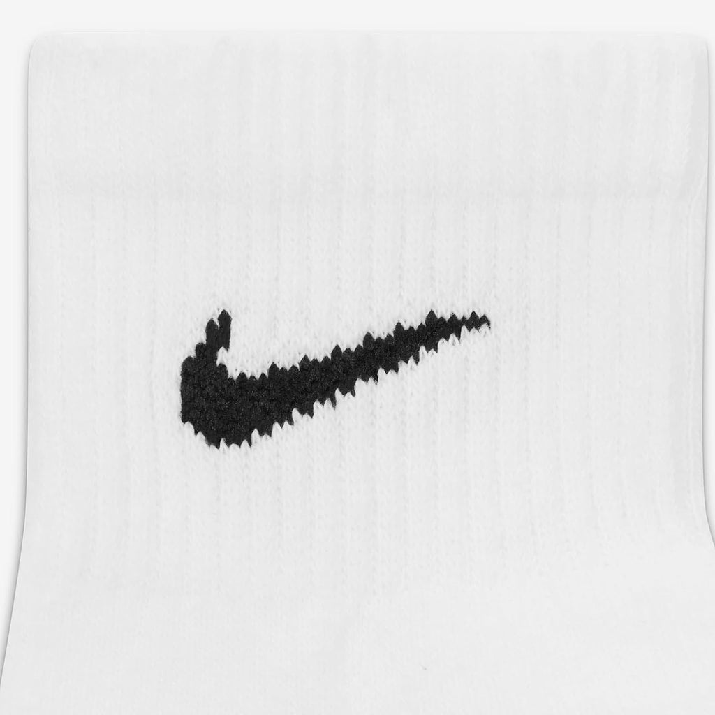 Nike Mens Everyday Cushion Ankle Socks 6-Pack Sx6899, White, Medium