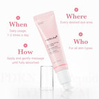 medicube Eye Serum with Salmon DNA PDRN & Pink Peptides | 99% Purity Retinol for Fine Lines | PDRN & Niacinamide for Uneven Skin Tone | Korean Skincare, 1.01 fl.oz