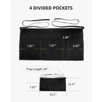 Aprons With 4 Pockets (Available In 3 Pack / 7 Pack) 23.5'' X 11.5''