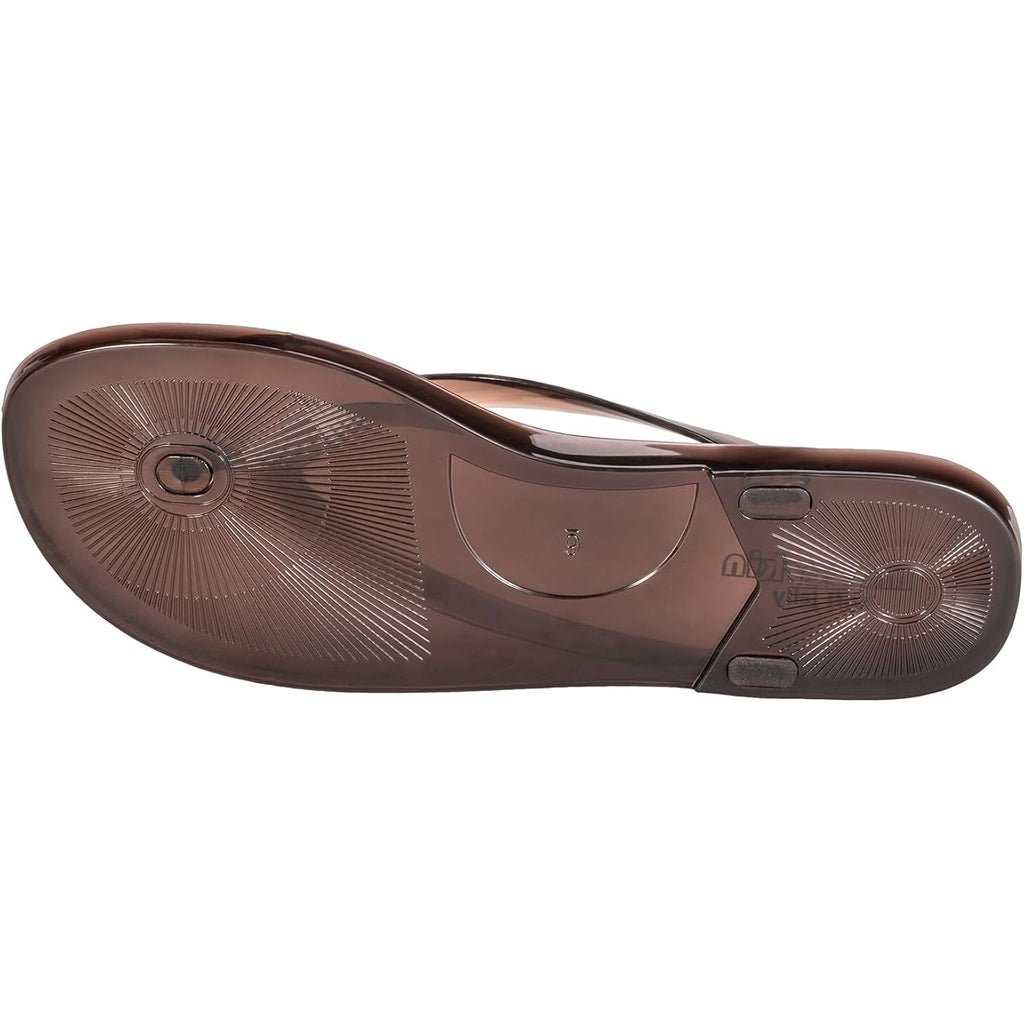Mazeskin Women'S Jelly Flip Flops - Soft Thong Sandals With Non-Slip Flexible Rubber Sole, Waterproof Summer Beach Shoes