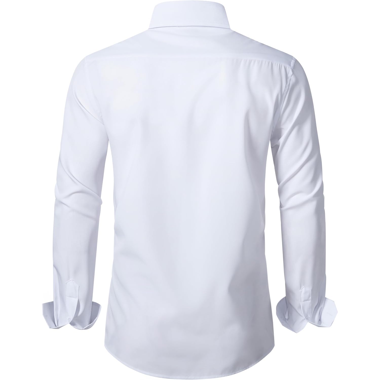 Beilu Stretch Mens Slim Fit Dress Shirts Formal Long Sleeve Button Down Shirts