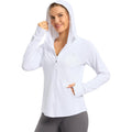 Santiny Women'S Upf 50+ Uv Jacket Sun Protection Zip Up Hoodie Lightweight Summer Spf Long Sleeve Shirts For Hiking Running