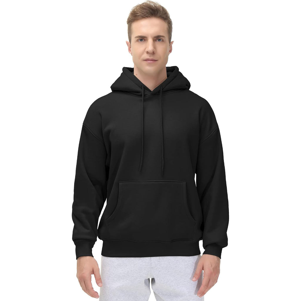The Gym People Men'S Fleece Pullover Hoodie Loose Fit Hooded Sweatshirt | Warm Plush Lining, Hooded Sweatshirt With Pockets, Soft Fabric, Pullover Hoodie For Work, Travel