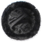 Unisex Russian Ushanka Cossack Trapper Hat Faux Rabbit Fur Trooper Hat Fuzzy Furry Hunting Cap Winter Outdoor Warm Skiing Cap