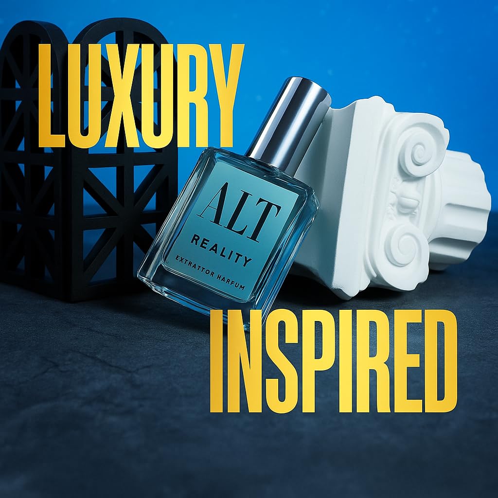 ALT. FRAGRANCES Reality – Inspired by Imagination Perfume for Men, Extrait de Parfum, Long Lasting Citrus Ginger Fragrance, Fresh Spicy Scent, Travel Size Luxury Men's Fragrances, 60ml