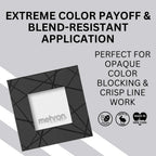 Mehron Edge Face & Body Paint| Professional Water-Activated Face Paint Makeup | Made In The Usa | For Cosplay, Halloween, & Sfx (White)