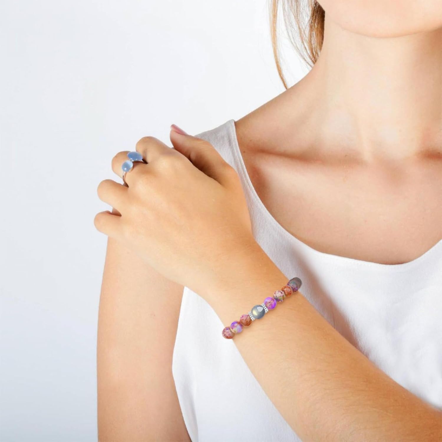 Sereney Mothers Day Gifts for Grandma Mom Bonus Mom, Grandma Bracelet as Grandmother Mothers Day Gifts, Bonus Mother Tree of Life Bracelet as Birthday Gift,Sister Bracelets for Women as Sister Gift