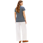 Women's Cotton Pique Short Sleeve Polo Shirt in Classic Fit with Stretch
