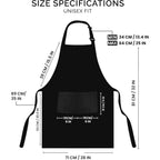 Utopia Kitchen 2 Pack Bib Apron, Adjustable with 2 Pockets, Water and Oil Resistant, Cooking Kitchen Chef Apron for Women Men