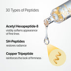 Sungboon Editor Glow Intensive Silk Peptide Ampoule, Copper Peptides Serum For Face With Collagen & Multi Peptides, Hydrating Korean Skincare Facial Serum For Smooth-Looking Skin, 1.35 Fl Oz