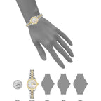 Armitron Women'S Genuine Crystal Accented Bracelet Watch, 75-2475