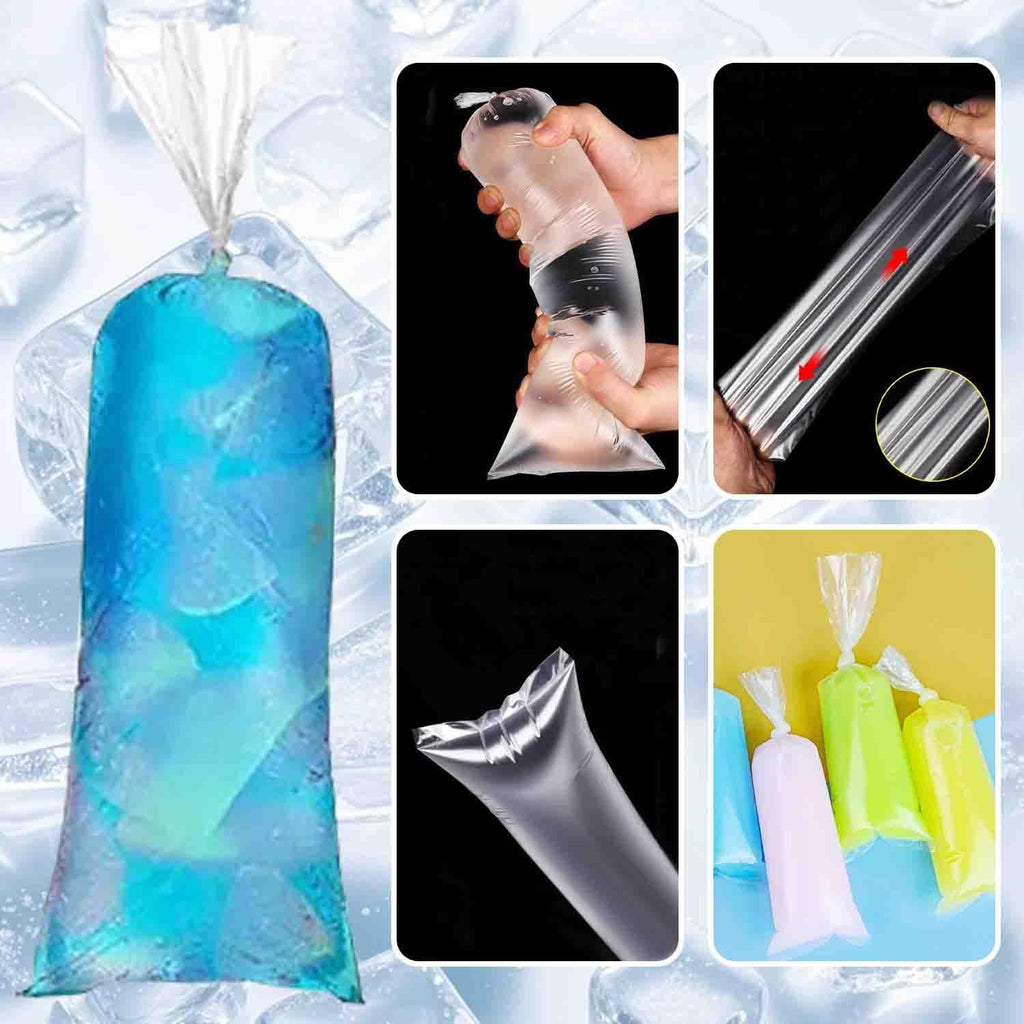 250 Pcs Disposable Ice Lolly Molds – Plastic Freeze Pop Bags With Silicone Funnel For Homemade Yogurt And Candy (3 X 12 Inch)