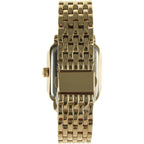 Peugeot Women Rectangle Dress Watch With Crystal Decorated Bezel, Roman Numerals And Bracelet