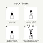 The Magic Scent Mahogany & Teakwood Reed Diffuser For Home - Luxury Scent Diffuser With Premium Fiber Reeds For Lasting Gentle Dispersal - Natural, Toxin-Free Aroma Inspired By Ambercrombie & Fitch