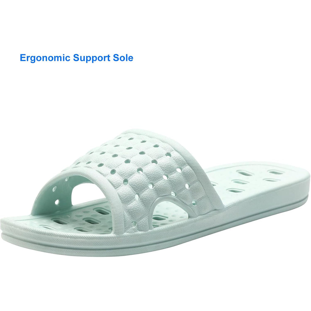 Cozyarea Shower Shoes Quick Dry Non-Slip Bathroom Slippers For Men Women Dorm Home Slides