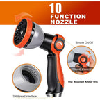 Garden Hose 100Ft - 600Psi High Pressure, Kink-Free & Lightweight,No Expanding, Abrasion Resistant Water Hose For Car Wash, Lawn, Watering