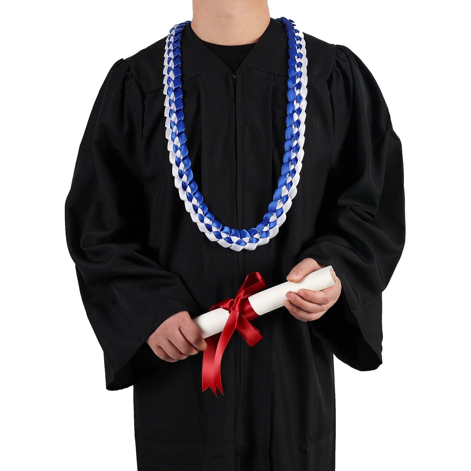 TFTAFAN Graduation Leis - Ribbon Lei Necklace for 2026 Graduation Parties - Braided Necklace Gift Accessories for Women & Men