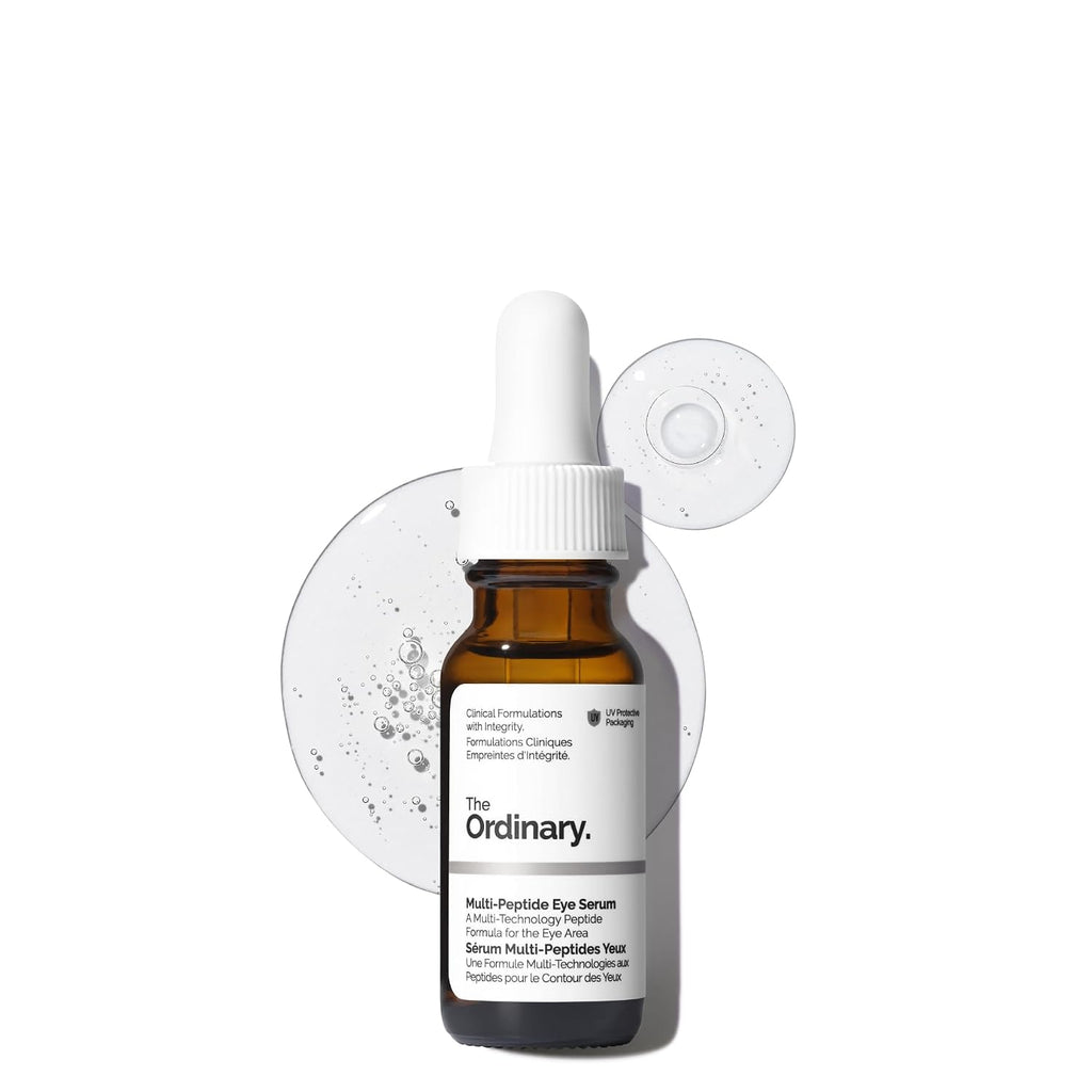 The Ordinary Multi-Peptide Eye Serum, Anti-Aging Formula For Crow’S Feet, Dark Circles & Puffiness