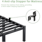 Queen Bed Frame, 14 Inch Heavy Duty Steel Platform, Noise-Free