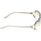 Foster Grant Women's Vera Oval Sunglasses White