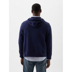 Gap Men'S Heritage Logo Full Zip Hoodie