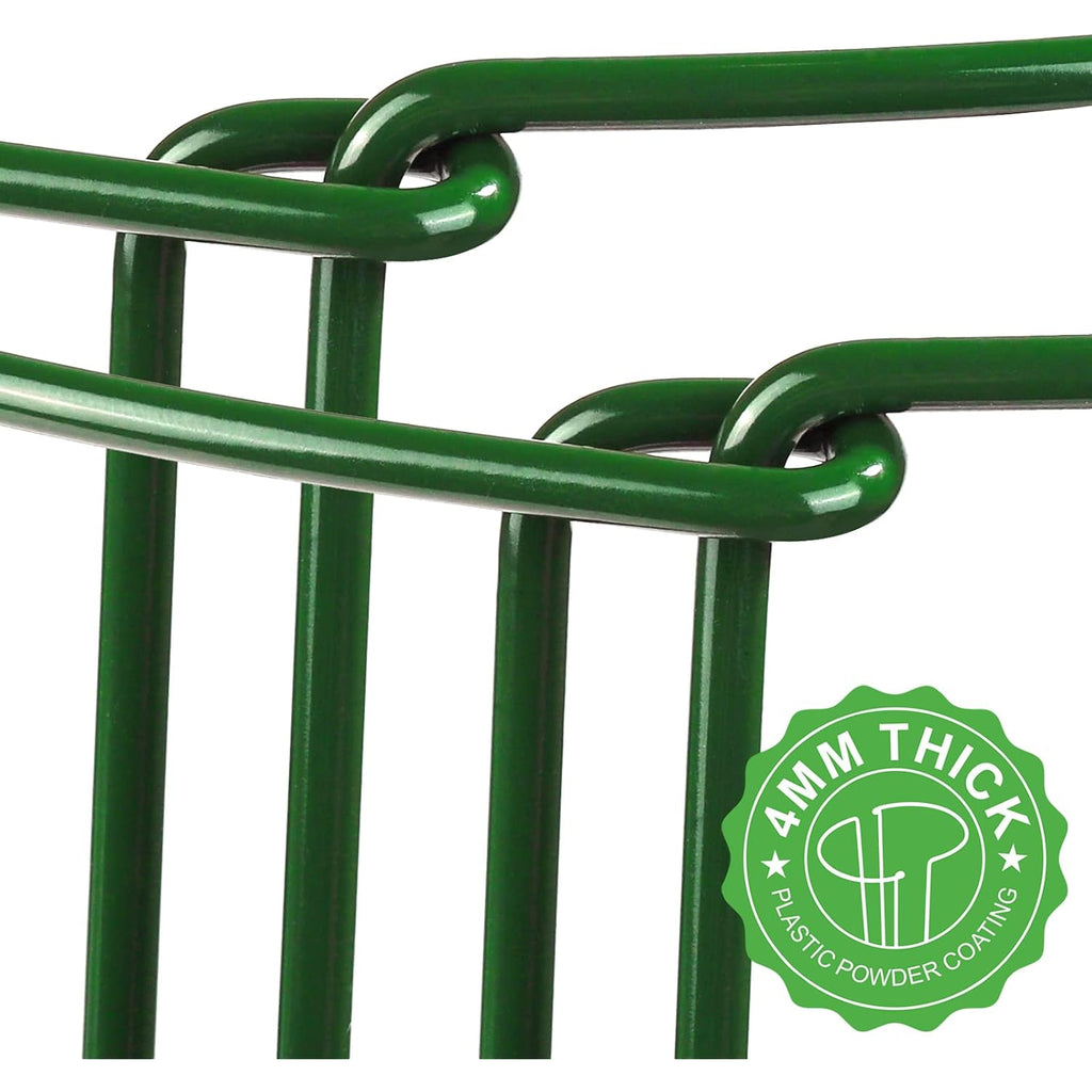 Leobro Plant Support Plant Stakes, 6Pcs Peony Cages And Supports, Metal Garden Stakes Plant Supports, Plant Support Stakes, For Peony, Tomato, Hydrangea, Indoor Outdoor Plants, 10" W X 15.8" H