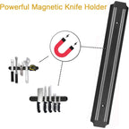 Magnetic Knife Strips(15 Inch X Set Of 2) Magnetic Knife Storage Strip, Knife Holder, Knife Rack, Knife Strip, Kitchen Utensil Holder, Tool Holder, Multipurpose Magnetic Knife Rack