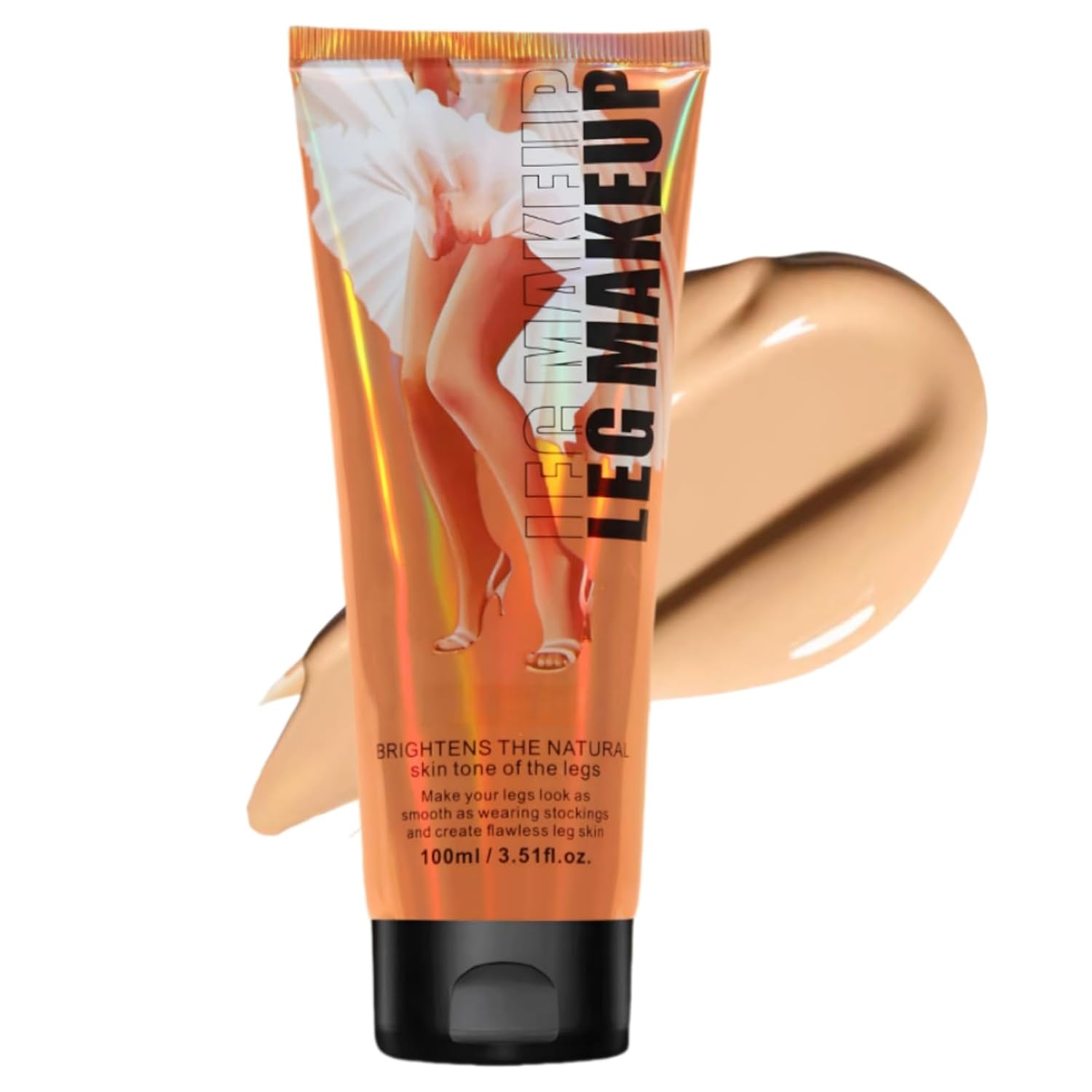 Waterproof Body Concealer – Tattoo, Scar & Vein Cover Up | No-Transfer Leg Makeup & Body Foundation For Flawless Skin, Long-Lasting Coverage For All Skin Tones – 100Ml (Medium)
