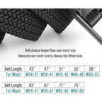 Plus Size 43'' To 75'' Mens Elastic Stretch Belts Big And Tall Belt