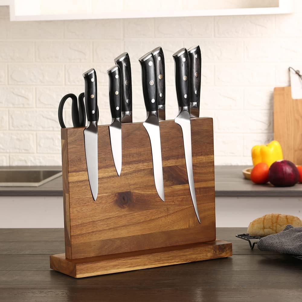 Magnetic Knife Block - Magnetic Knife Holder - Magnetic Knife Stand- Cutlery Display Stand And Storage Rack